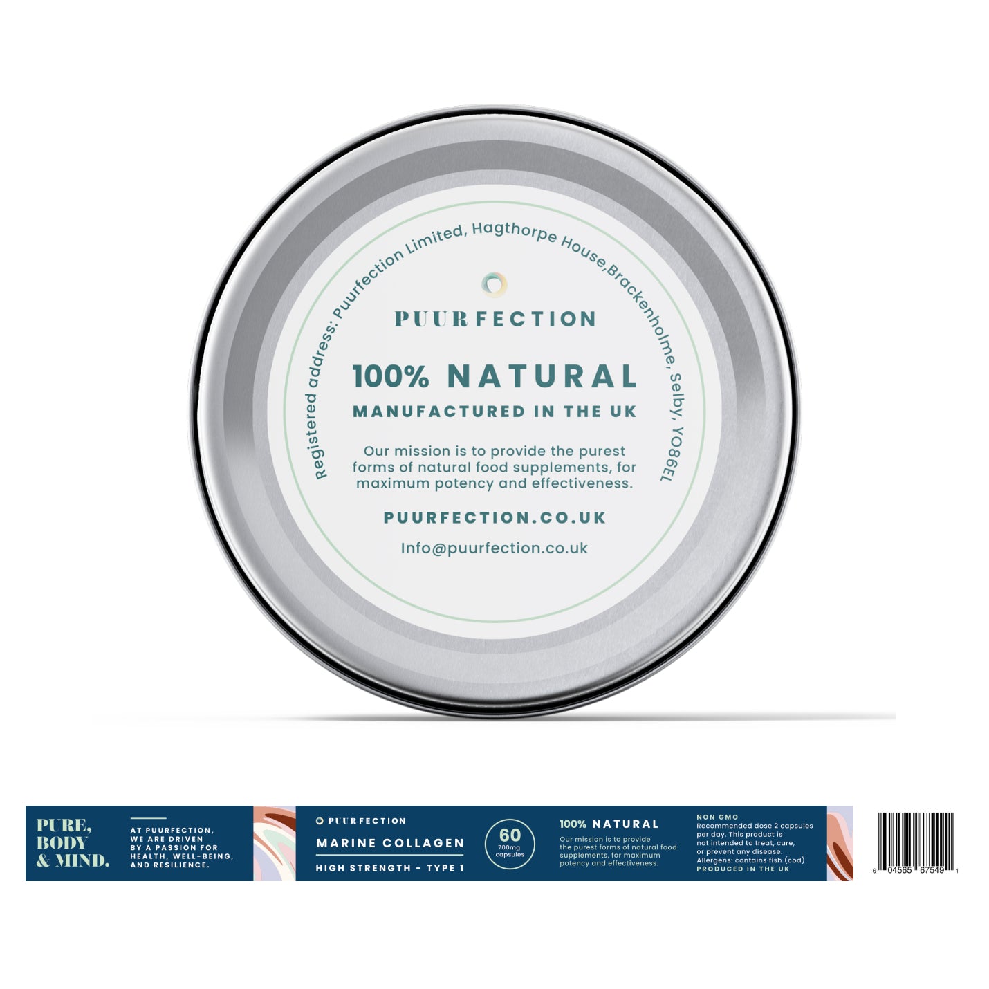 Puur Collagen Type I Capsules